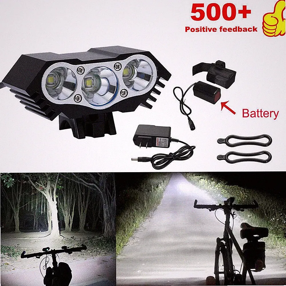 Battery Pack Bicycle Light