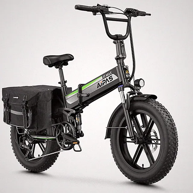 Aipas 1800W Electric Bike 36MPH 48V 18Ah Battery Power Station 20"x4" Fat Tire