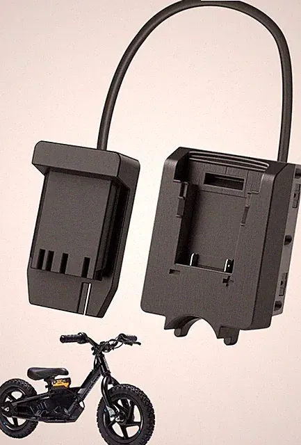 Battery Adapter for Stacyc 12" & 16" Electric Balance Bikes - Compatible with De