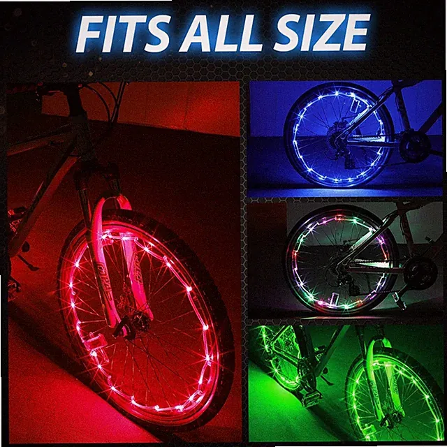 Cycling Accessories Spoke Lamp Cycling Parts Highlight LED LED Bike Wheel Lights