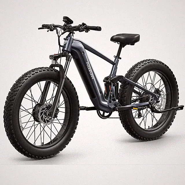 Dual Motor Electric Bike 1600W, 48V 20AH Full Suspension EBike Torque Sensor