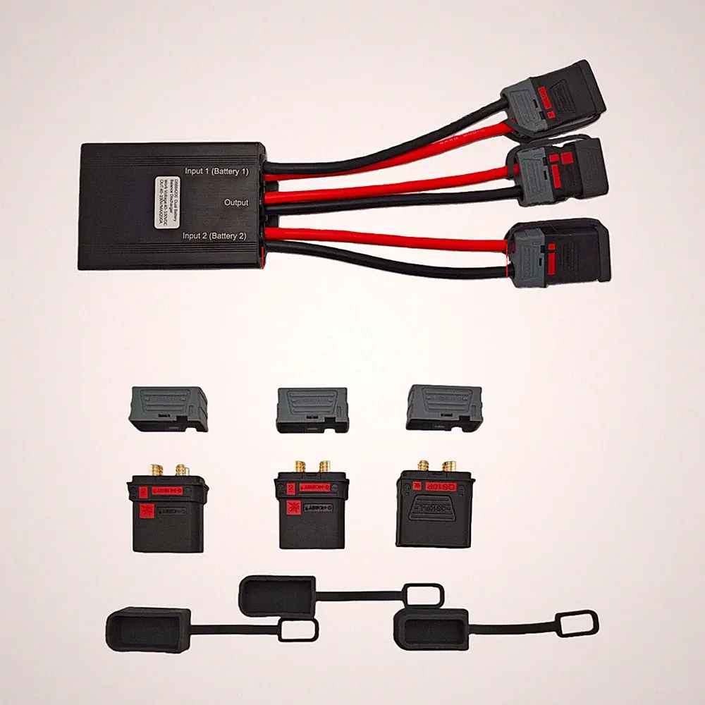 Ebike 40-100V 200A Dual Battery Pack Balance Parallel Discharge module