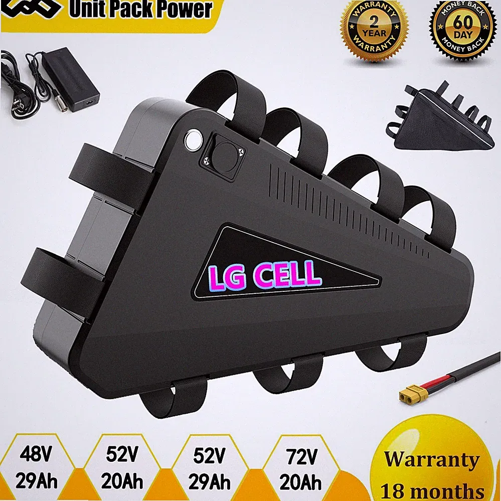 ebike battery 28.8Ah 48V 52V 20Ah Lithium Battery Pack for 0~2000W Motor Bafang