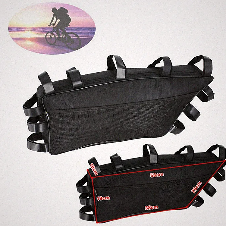 Electric e-Bike Trapezoid Bag E-bike Rear Lithium Battery Pack Storage Pouch Bag