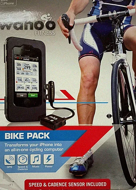 Wahoo Fitness Bike Pack with ANT+ Speed and Cadence Sensor for iPhone NOS