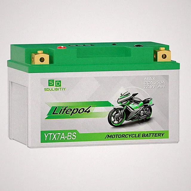 YTX7A-BS Lithium Motorcycle Battery 12.8V 4Ah 350CCA High Performance Lithium...